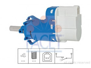 FACET 7.1237 stabdžių žibinto jungiklis 
 Stabdžių sistema -> Stabdžių žibinto jungiklis
1 224 326, 1 227 340, 1 677 533
