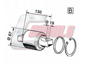 CASALS 7599 remonto komplektas, kreipiantysis statramstis
093163617, 93163617, 1 321 936