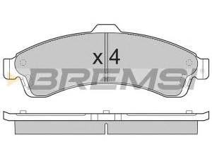 BREMSI BP3308 stabdžių trinkelių rinkinys, diskinis stabdys 
 Techninės priežiūros dalys -> Papildomas remontas
88964423, 88964424, 88982932, 12497782