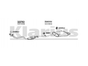 KLARIUS 060507U išmetimo sistema 
 Išmetimo sistema -> Išmetimo sistema, visa