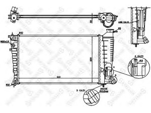 STELLOX 10-25671-SX radiatorius, variklio aušinimas 
 Aušinimo sistema -> Radiatorius/alyvos aušintuvas -> Radiatorius/dalys
1301 JV, 1301 S1, 1301JX, 1301S2