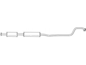 AKS DASIS SG38438 vidurinis duslintuvas