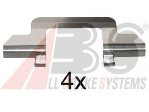 A.B.S. 1243Q priedų komplektas, diskinių stabdžių trinkelės 
 Stabdžių sistema -> Diskinis stabdys -> Stabdžių dalys/priedai
95712430