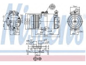 NISSENS 89322 kompresorius, oro kondicionierius 
 Oro kondicionavimas -> Kompresorius/dalys
24464152, 6854013, 24464152, 6854013