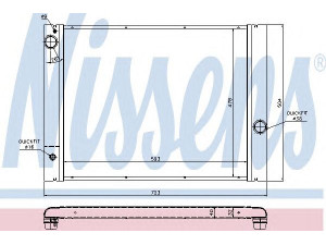 NISSENS 60763 radiatorius, variklio aušinimas 
 Aušinimo sistema -> Radiatorius/alyvos aušintuvas -> Radiatorius/dalys
17 11 7 585 440, 1711.7.507.972