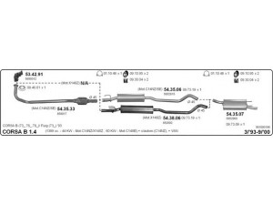 IMASAF 561000196 išmetimo sistema 
 Išmetimo sistema -> Išmetimo sistema, visa