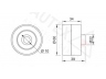 AUTEX 651759 kreipiantysis skriemulys, paskirstymo diržas 
 Diržinė pavara -> Paskirstymo diržas/komplektas -> Laisvasis/kreipiamasis skriemulys
083042, 083042, 96327221, 96327221