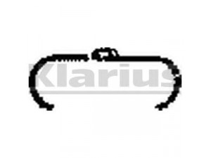 KLARIUS RNP10 laikiklis, išmetimo sistema
7700529261, 7700529261