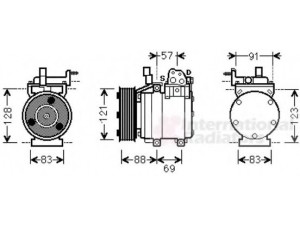 VAN WEZEL 8200K258 kompresorius, oro kondicionierius 
 Oro kondicionavimas -> Kompresorius/dalys
97701-4A950, 977014A950