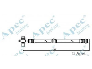 APEC braking HOS3895 stabdžių žarnelė 
 Stabdžių sistema -> Stabdžių žarnelės
5N0611701A, 5N0611701, 5N0611701A