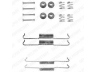 priedų komplektas, stabdžių trinkelės