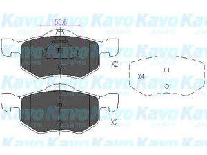 KAVO PARTS KBP-4541 stabdžių trinkelių rinkinys, diskinis stabdys 
 Techninės priežiūros dalys -> Papildomas remontas
4588141, E1813323Z, EC253323ZA