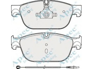 APEC braking PAD1809 stabdžių trinkelių rinkinys, diskinis stabdys 
 Techninės priežiūros dalys -> Papildomas remontas
1610104080, 4254.73, 425473, 4254.73