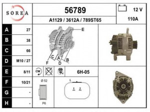 EAI 56789 kintamosios srovės generatorius
7700436671
