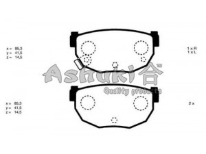 ASHUKI N011-73 stabdžių trinkelių rinkinys, diskinis stabdys 
 Techninės priežiūros dalys -> Papildomas remontas
V9118N010, 0 986 AB2 248/BOSCH