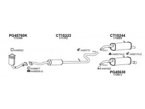 VENEPORTE 450725 išmetimo sistema 
 Išmetimo sistema -> Išmetimo sistema, visa