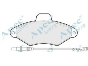 APEC braking PAD803 stabdžių trinkelių rinkinys, diskinis stabdys 
 Techninės priežiūros dalys -> Papildomas remontas
425114, 425156, 425291, 95667785