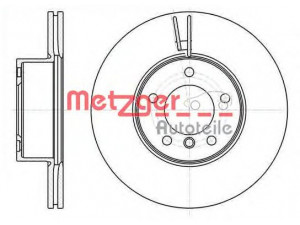 METZGER 61194.10 stabdžių diskas 
 Stabdžių sistema -> Diskinis stabdys -> Stabdžių diskas
34116774875, 34116783755, 34116792219
