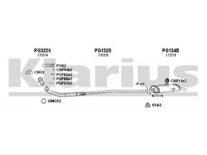 KLARIUS 630338U išmetimo sistema