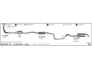 IMASAF 525000071 išmetimo sistema 
 Išmetimo sistema -> Išmetimo sistema, visa