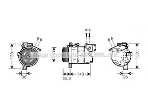 AVA QUALITY COOLING BWK321 kompresorius, oro kondicionierius 
 Oro kondicionavimas -> Kompresorius/dalys
64509182795, 64526908660, 64526918751