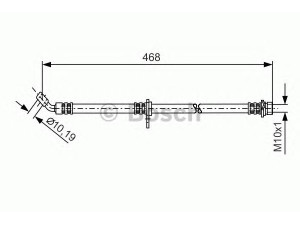 BOSCH 1 987 481 246 stabdžių žarnelė 
 Stabdžių sistema -> Stabdžių žarnelės
01468-S04-900