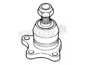 IPS Parts IJO-10522 atramos/vairo trauklė 
 Ašies montavimas/vairavimo mechanizmas/ratai -> Sujungimai -> Atramos/vairo trauklė
MB860829, MB860830