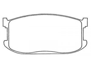 AISIN ASN-54 stabdžių trinkelių rinkinys, diskinis stabdys
B00149280, B00149280A, B08449280