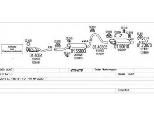 MTS C390135002297 išmetimo sistema 
 Išmetimo sistema -> Išmetimo sistema, visa