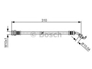 BOSCH 1 987 481 257 stabdžių žarnelė 
 Stabdžių sistema -> Stabdžių žarnelės
TA01-43-810A
