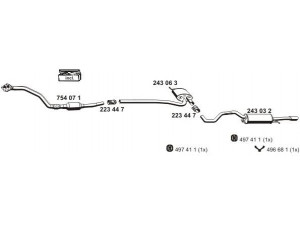 ERNST 010246 išmetimo sistema 
 Išmetimo sistema -> Išmetimo sistema, visa