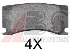 A.B.S. 37765 OE stabdžių trinkelių rinkinys, diskinis stabdys 
 Techninės priežiūros dalys -> Papildomas remontas
C2P15994