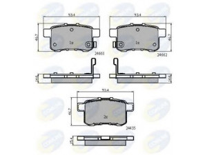 COMLINE CBP31711 stabdžių trinkelių rinkinys, diskinis stabdys 
 Techninės priežiūros dalys -> Papildomas remontas
43022TL1G01, 43022TL1G02
