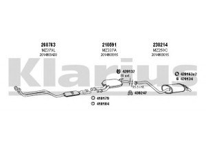 KLARIUS 600241E išmetimo sistema 
 Išmetimo sistema -> Išmetimo sistema, visa