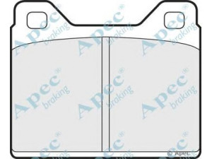 APEC braking PAD268 stabdžių trinkelių rinkinys, diskinis stabdys 
 Techninės priežiūros dalys -> Papildomas remontas
2725307, 2725687, 2726784
