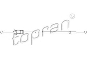 TOPRAN 112 278 gaubto trosas 
 Kėbulas -> Transporto priemonės priekis -> Gaubtas/dalys/garso izoliacinė medžiaga
3B1 823 531C, 3B1 823 531D, 3B1 823 531C