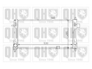 QUINTON HAZELL QER1241 radiatorius, variklio aušinimas 
 Aušinimo sistema -> Radiatorius/alyvos aušintuvas -> Radiatorius/dalys
13 02 015, 90 13 6753