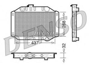 DENSO DRM10010 radiatorius, variklio aušinimas 
 Aušinimo sistema -> Radiatorius/alyvos aušintuvas -> Radiatorius/dalys
3024E8005B