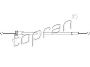 TOPRAN 112 159 gaubto trosas 
 Kėbulas -> Liukai/stogai/durys/stoglangis/sulankstomas stogas -> Gaubtas/dalys/garso izoliacinė medžiaga
6N1 823 531, 6N1 823 531A