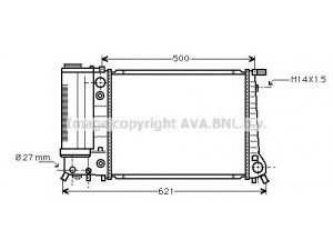 AVA QUALITY COOLING BW2084 radiatorius, variklio aušinimas 
 Aušinimo sistema -> Radiatorius/alyvos aušintuvas -> Radiatorius/dalys
1712979, 1719303