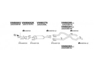 VENEPORTE 800448 išmetimo sistema 
 Išmetimo sistema -> Išmetimo sistema, visa