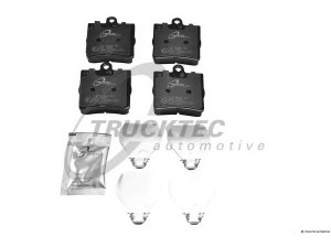 TRUCKTEC AUTOMOTIVE 02.35.107 stabdžių trinkelių rinkinys, diskinis stabdys
05126300AA, 5126 300AA, 5139 902AA