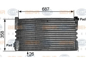 HELLA 8FC 351 300-271 kondensatorius, oro kondicionierius 
 Oro kondicionavimas -> Kondensatorius
185 907, 3 962 651