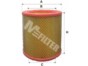 MFILTER A 393 oro filtras 
 Techninės priežiūros dalys -> Techninės priežiūros intervalai
1444-85, 1444-A7, 95658 433, 95659 354