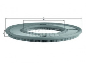 KNECHT LX 258 oro filtras 
 Filtrai -> Oro filtras
13721263097, 13721265005, 13721286153