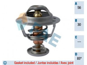 FAE 5322585 termostatas, aušinimo skystis 
 Aušinimo sistema -> Termostatas/tarpiklis -> Thermostat
MD-338234