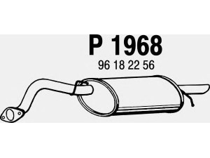 FENNO P1968 galinis duslintuvas 
 Išmetimo sistema -> Duslintuvas
96182256, 96182256