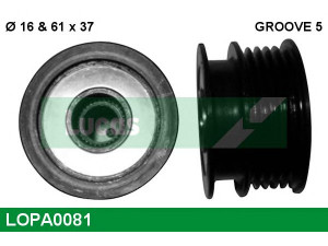 LUCAS ENGINE DRIVE LOPA0081 laisvos eigos sankaba, kint. sr. generatorius 
 Diržinė pavara -> Laisvos eigos sankaba, kint. sr. generatorius
07K903119, 07K903119A
