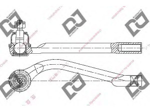 DJ PARTS DE1396 skersinės vairo trauklės galas 
 Vairavimas -> Vairo mechanizmo sujungimai
568202H000