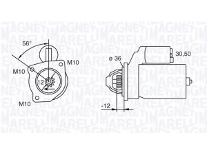 MAGNETI MARELLI 063280090010 starteris 
 Elektros įranga -> Starterio sistema -> Starteris
5802W7, 96365597, 96398467, 96398597